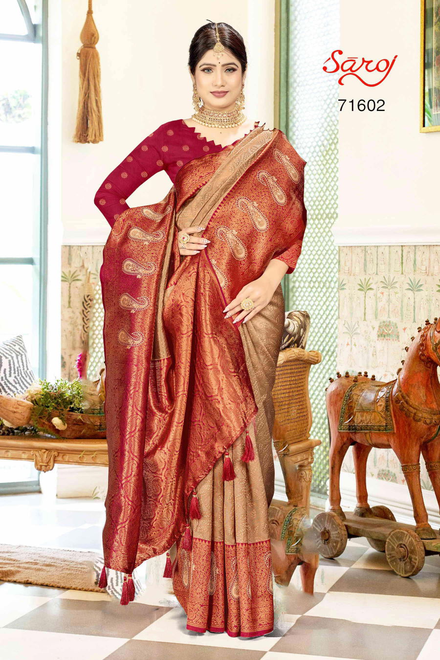 Saroj Aadrika Vol 2 Soft Silk Fancy Saree Collection
